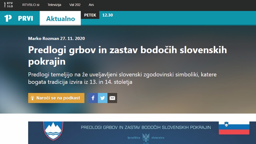 Prvi program Radia Slovenija, Aktualno, 27. 11. 2020