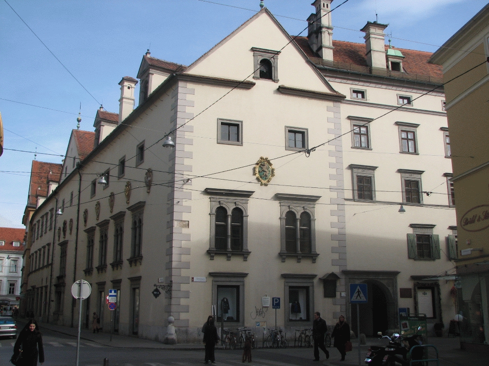 Viteška dvorana Deželne hiše v Gradcu. Foto: Aleksander Hribovšek, 2008.
