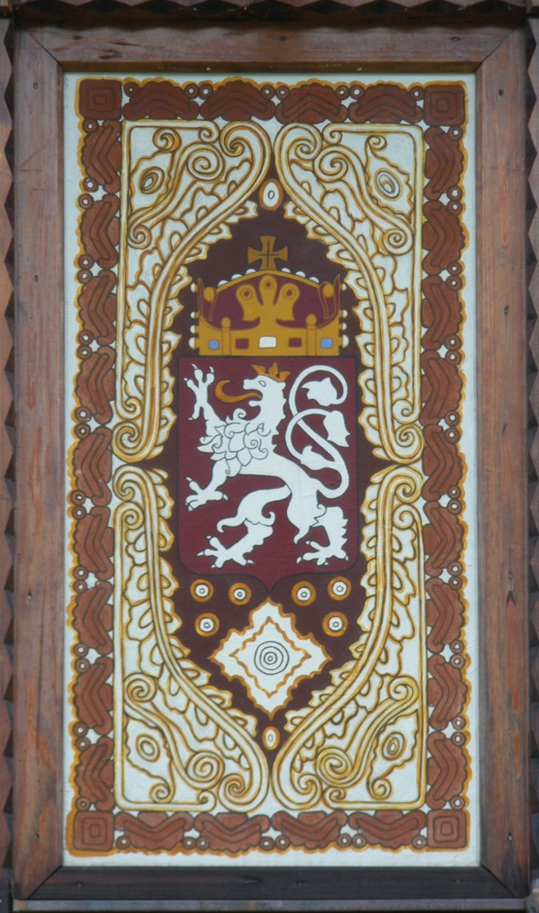 Grb Češke. Foto: Aleksander Hribovšek, 2010.