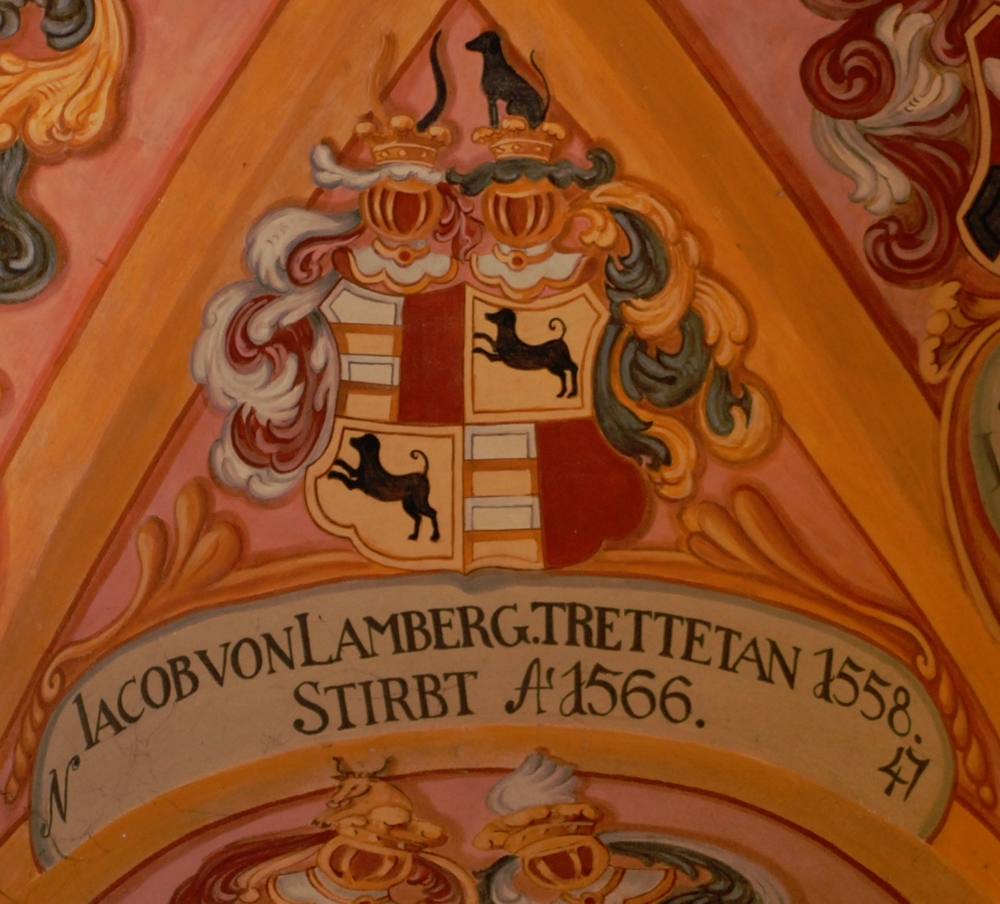 JACOB VON LAMBERG TRETTET AN 1558. STIRBT 1566. Foto: Aleksander Hribovšek, 2010.