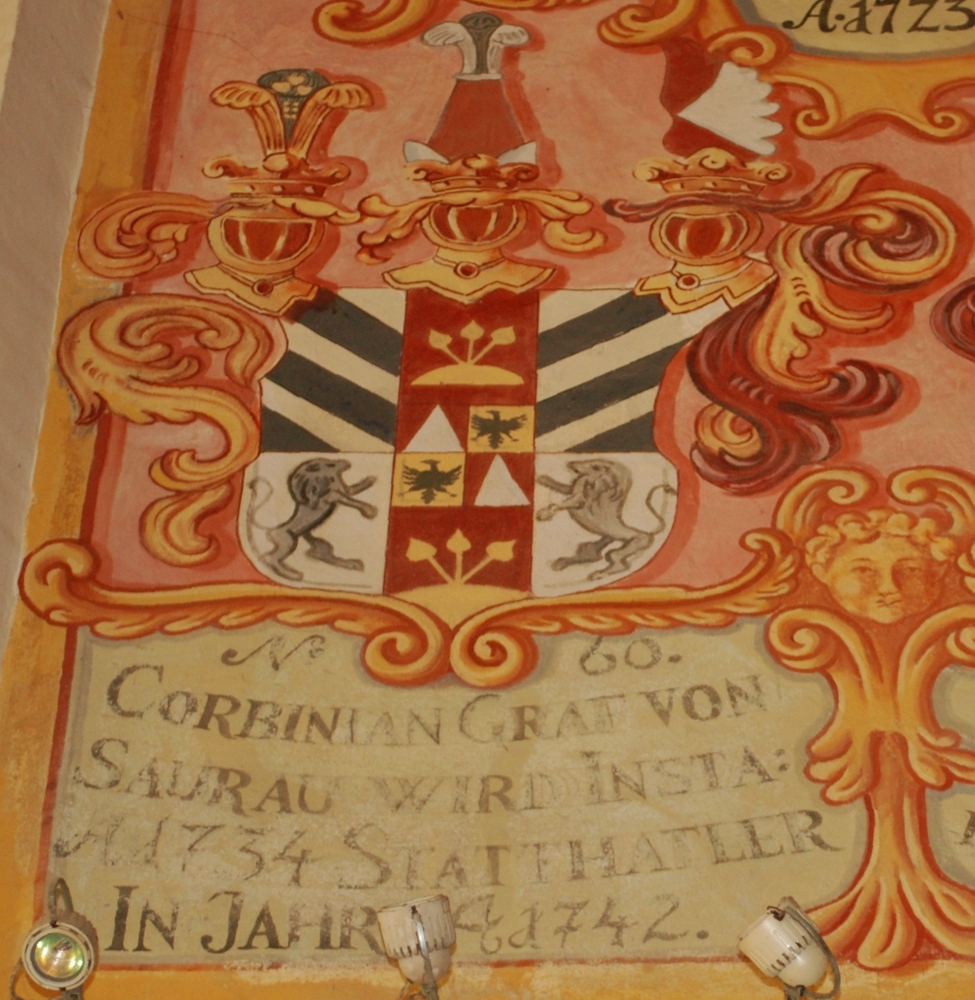 CORBINIAN GRAF VON SAURAU, WIRD INSTAL: 1734. STATTHALTER J. O. A: 1742. Foto: Aleksander Hribovšek, 2010.