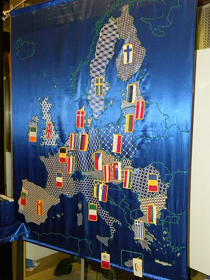 Zemljevid Evropske unije. Foto: Tanja Mlinar.