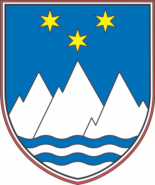 Mali državni heraldični grb. Avtor risbe: Aleksander Hribovšek, 2013.