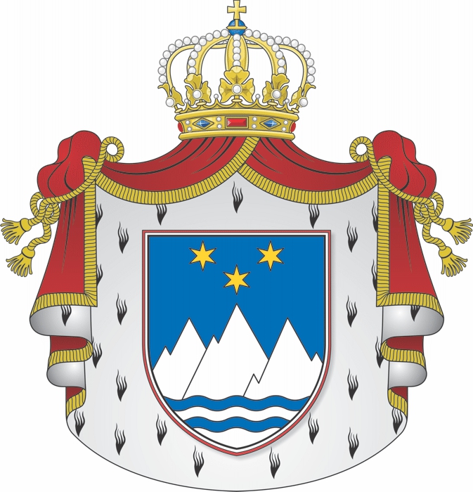 Veliki državni heraldični grb. Avtor risbe: Aleksander Hribovšek, 2013.