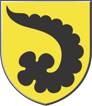 Kozorogov rog s krasto.