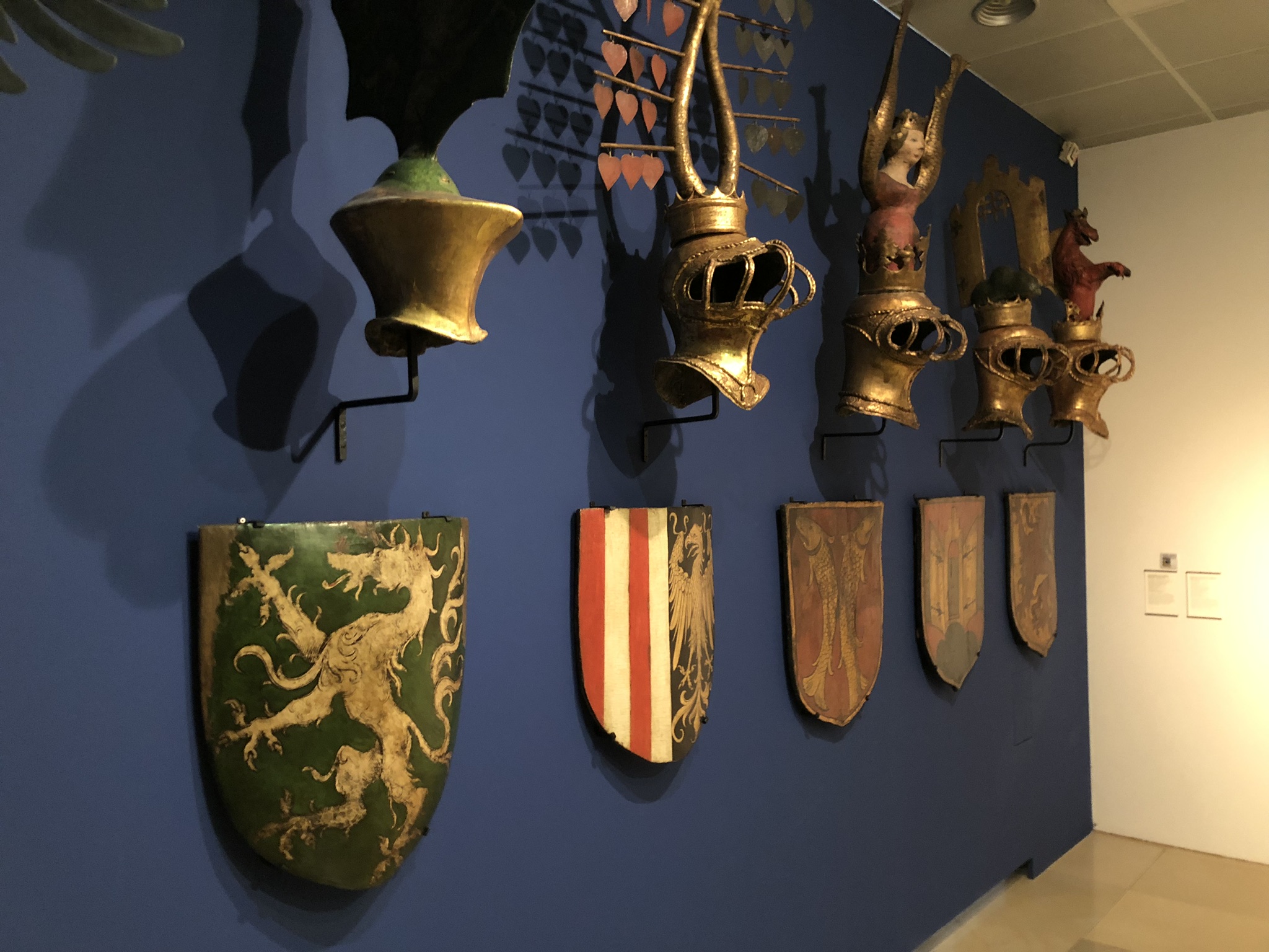 Grbi habsburških dednih ozemelj. Wien Museum Karlsplatz. Foto: Aleksander Hribovšek, 2019.