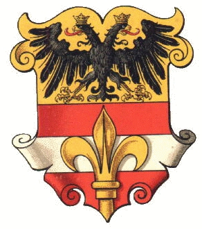 Grb Trsta iz Hugo Gerard Ströhl, Oesterreichisch-Ungarische Wappenrolle, Dunaj, 1890.